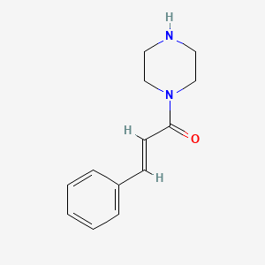 molecular formula C13H16N2O B1353694 1-肉桂酰基哌嗪 CAS No. 55486-27-6