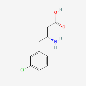 molecular formula C10H12ClNO2 B1353700 (R)-3-氨基-4-(3-氯苯基)丁酸 CAS No. 785038-49-5