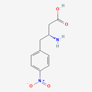 molecular formula C10H12N2O4 B1353702 (R)-3-Amino-4-(4-nitrophenyl)butanoic acid CAS No. 759448-14-1