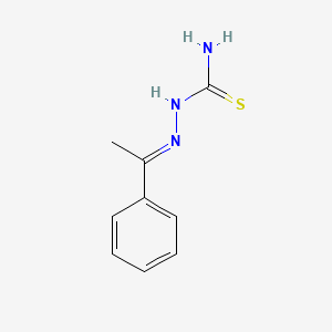molecular formula C9H11N3S B1353718 Acetophenone thiosemicarbazone CAS No. 2302-93-4