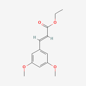 molecular formula C13H16O4 B1353720 (E)-ethyl 3-(3,5-dimethoxyphenyl)acrylate 