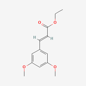 molecular formula C13H16O4 B1353720 3,5-Dimethoxycinnamic acid ethyl ester 
