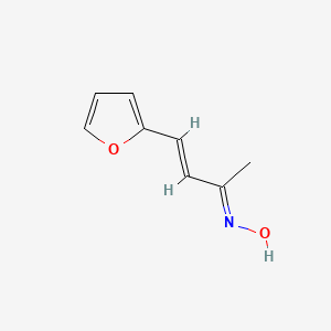 molecular formula C8H9NO2 B1353725 (NE)-N-[(E)-4-(furan-2-yl)but-3-en-2-ylidene]hydroxylamine CAS No. 6502-39-2