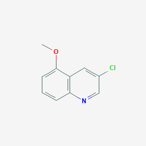 molecular formula C10H8ClNO B13537333 3-Chloro-5-methoxyquinoline 