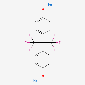 molecular formula C15H8F6Na2O2 B1353735 Disodium 4-[1,1,1,3,3,3-hexafluoro-2-(4-oxidophenyl)propan-2-yl]phenolate CAS No. 74938-83-3