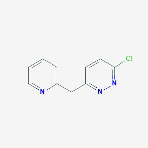 molecular formula C10H8ClN3 B1353748 3-Chloro-6-(pyridin-2-ylmethyl)pyridazine CAS No. 338779-81-0