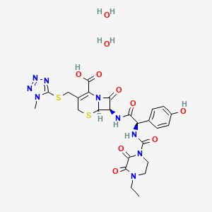 molecular formula C25H31N9O10S2 B1353751 Cefoperazone dihydrate CAS No. 113826-44-1