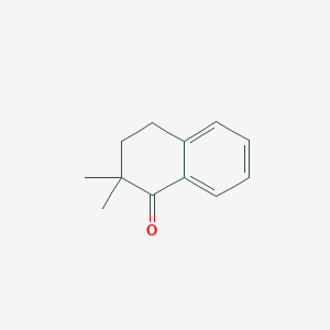 molecular formula C12H14O B1353755 2,2-Dimethyl-3,4-dihydronaphthalen-1-one CAS No. 2977-45-9