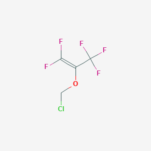 molecular formula C4H2ClF5O B1353758 1-Propene, 2-(chloromethoxy)-1,1,3,3,3-pentafluoro- 