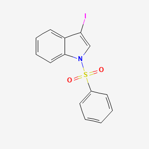 molecular formula C14H10INO2S B1353761 3-Iodo-1-(phenylsulfonyl)indole CAS No. 80360-14-1