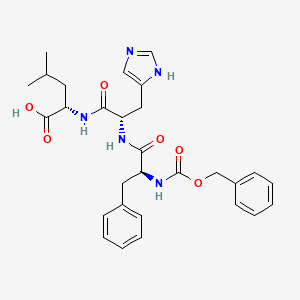 molecular formula C29H35N5O6 B1353763 Z-Phe-his-leu-OH CAS No. 28458-19-7