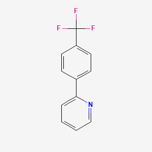 molecular formula C12H8F3N B1353766 2-[4-(三氟甲基)苯基]吡啶 CAS No. 203065-88-7