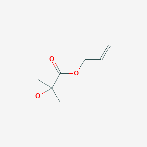 molecular formula C7H10O3 B135377 Prop-2-enyl 2-methyloxirane-2-carboxylate CAS No. 140914-83-6