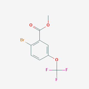 molecular formula C9H6BrF3O3 B1353770 Methyl 2-bromo-5-(trifluoromethoxy)benzoate CAS No. 1150114-81-0