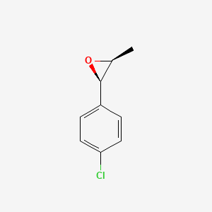 molecular formula C9H9ClO B13537736 (2S,3S)-2-(4-chlorophenyl)-3-methyloxirane 
