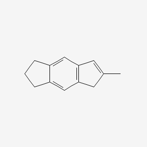 molecular formula C13H14 B1353780 6-Methyl-1,2,3,5-tetrahydro-s-indacene CAS No. 202667-45-6