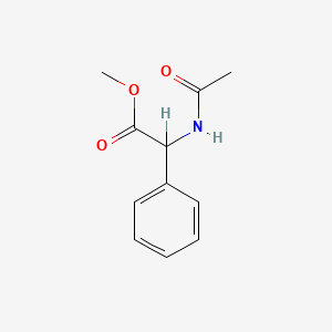 molecular formula C5H9N3O2S B1353781 Methyl 2-acetamido-2-phenylacetate CAS No. 36061-00-4