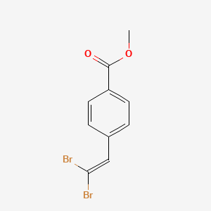 molecular formula C10H8Br2O2 B1353789 4-(2,2-二溴乙烯基)苯甲酸甲酯 CAS No. 253684-21-8