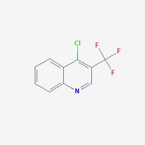 molecular formula C10H5ClF3N B1353791 4-Chloro-3-(trifluoromethyl)quinoline CAS No. 590371-93-0