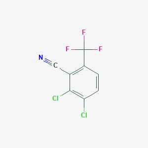 molecular formula C8H2Cl2F3N B1353800 2,3-Dichloro-6-(trifluoromethyl)benzonitrile CAS No. 186517-39-5