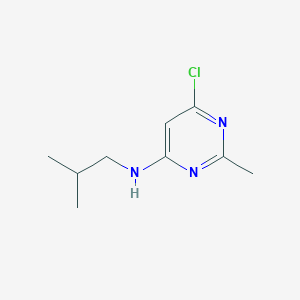 molecular formula C9H14ClN3 B1353808 6-chloro-N-isobutyl-2-methylpyrimidin-4-amine CAS No. 841260-71-7