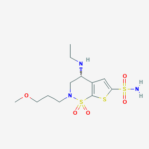 molecular formula C12H21N3O5S3 B135381 Brinzolamide CAS No. 138890-50-3