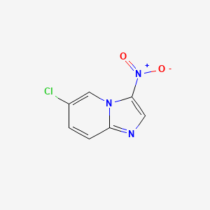 molecular formula C7H4ClN3O2 B1353810 6-氯-3-硝基咪唑并[1,2-a]吡啶 CAS No. 25045-84-5