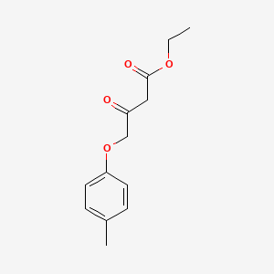 molecular formula C13H16O4 B1353812 Ethyl 4-(4-methylphenoxy)-3-oxobutanoate CAS No. 65910-98-7