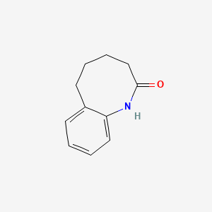 molecular formula C11H13NO B1353815 3,4,5,6-tetrahydro-1-benzazocin-2(1H)-one CAS No. 22246-75-9