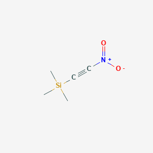 molecular formula C5H9NO2Si B1353818 Trimethyl(nitroethynyl)silane CAS No. 67177-80-4