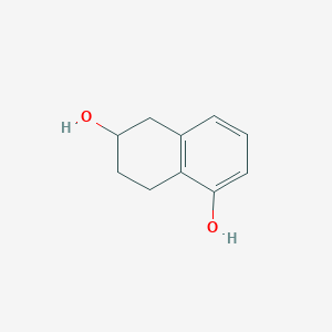 molecular formula C10H12O2 B1353823 5,6,7,8-tetrahydronaphthalene-1,6-diol CAS No. 35697-11-1