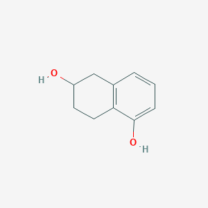 molecular formula C10H12O2 B1353823 四氢萘-2,5-二醇 CAS No. 35697-11-1