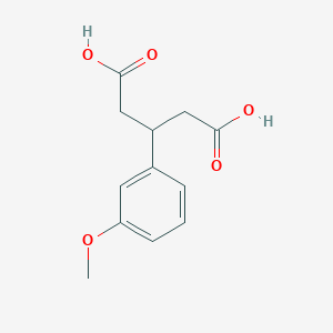 3-(3-Methoxyphenyl)pentanedioic acid