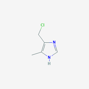 molecular formula C5H7ClN2 B1353834 5-(氯甲基)-4-甲基-1H-咪唑 CAS No. 69395-89-7