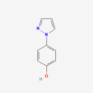 molecular formula C9H8N2O B1353837 4-(1H-pyrazol-1-yl)phenol CAS No. 16209-02-2