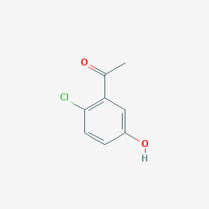 molecular formula C8H7ClO2 B1353838 1-(2-Chloro-5-hydroxyphenyl)ethanone CAS No. 58020-38-5