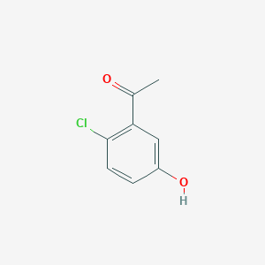 molecular formula C8H7ClO2 B1353838 1-(2-Chloro-5-hydroxyphenyl)ethan-1-one CAS No. 58020-38-5