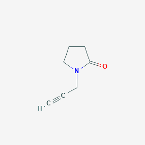 molecular formula C7H9NO B1353840 1-(丙-2-炔-1-基)吡咯烷-2-酮 CAS No. 766-61-0