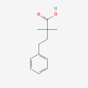 molecular formula C12H16O2 B1353847 2,2-Dimethyl-4-phenylbutanoic acid CAS No. 4374-44-1