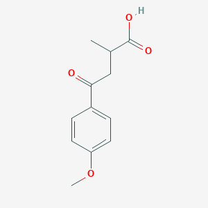molecular formula C12H14O4 B1353868 4-(4-甲氧基苯基)-2-甲基-4-氧代丁酸 CAS No. 5717-16-8