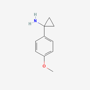 molecular formula C10H13NO B1353874 1-(4-Methoxyphenyl)cyclopropanamine CAS No. 72934-40-8