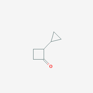 molecular formula C7H10O B1353875 2-环丙基环丁酮 CAS No. 70106-28-4