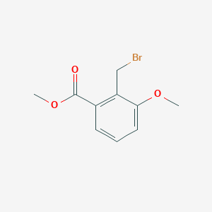 molecular formula C10H11BrO3 B1353877 Methyl 2-(bromomethyl)-3-methoxybenzoate CAS No. 71887-28-0