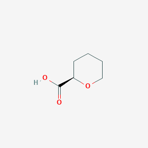 molecular formula C6H10O3 B1353878 (2R)-Oxane-2-carboxylic acid CAS No. 105499-34-1