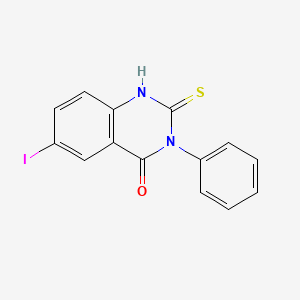 6-iodo-2-mercapto-3-phenylquinazolin-4(3H)-one