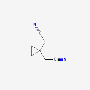 molecular formula C7H8N2 B1353881 1,1-Cyclopropanediacetonitrile CAS No. 20778-47-6
