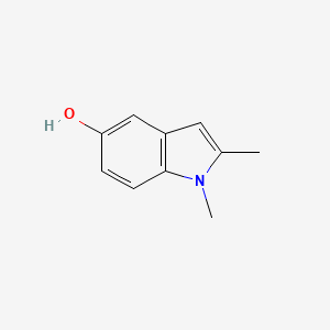 molecular formula C10H11NO B1353886 1,2-二甲基-1H-吲哚-5-醇 CAS No. 25888-06-6
