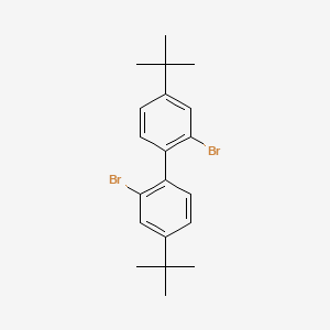 molecular formula C20H24Br2 B1353887 2,2'-Dibromo-4,4'-di-tert-butyl-1,1'-biphenyl CAS No. 70728-93-7