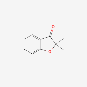 molecular formula C10H10O2 B1353896 2,2-二甲基苯并呋喃-3(2H)-酮 CAS No. 16748-90-6