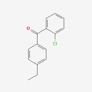molecular formula C15H13ClO B1353897 2-Chloro-4'-ethylbenzophenone CAS No. 82520-40-9